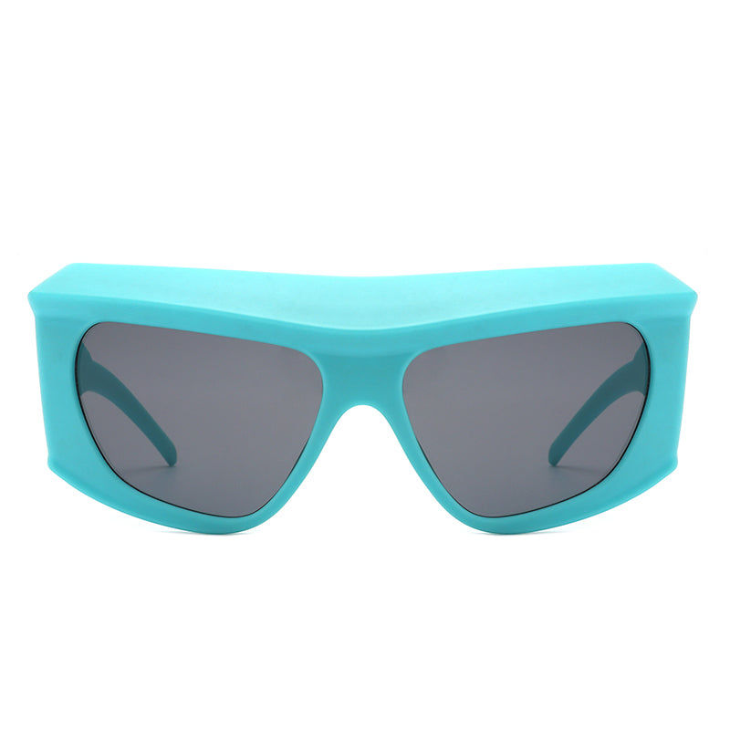 Thumbnail: Azur - Trendy Wrap Around for Men Women Fashion Cool Sport Sunglasses