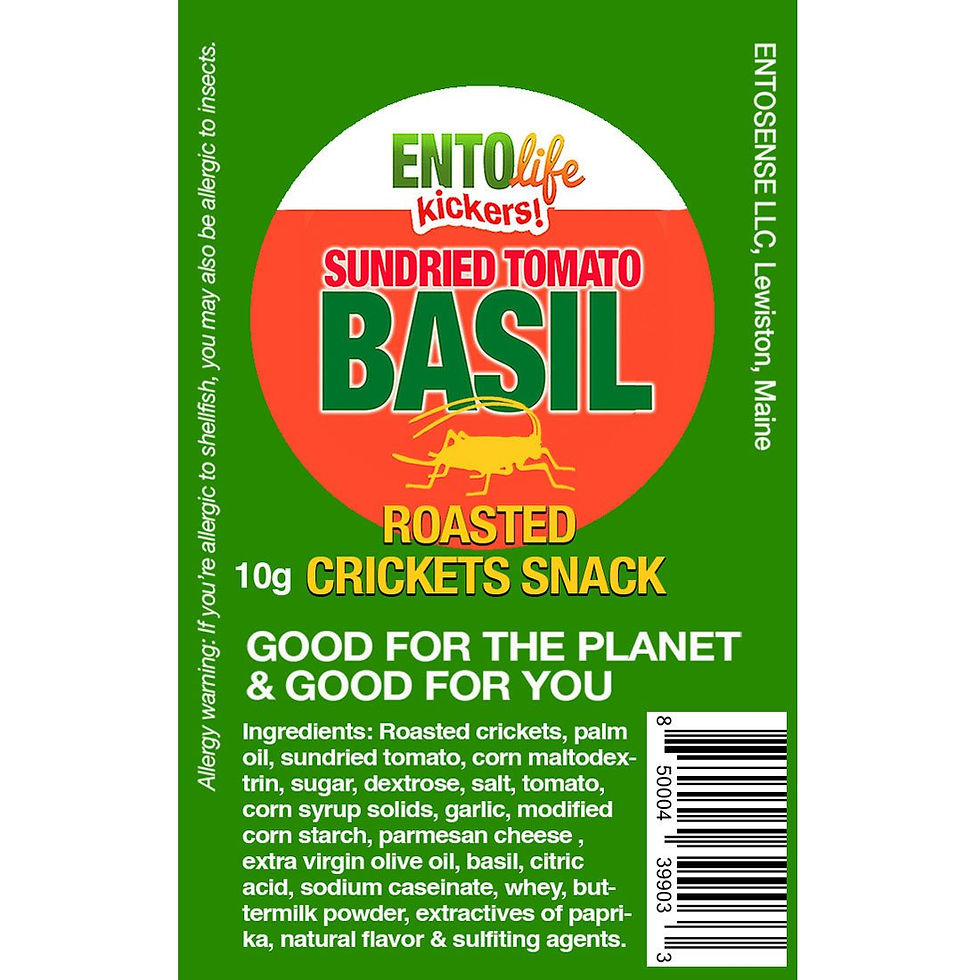 Thumbnail: 7.9.3 Health Food: Mini-Kickers Set: Savory Flavored Roasted Cricket Snack
