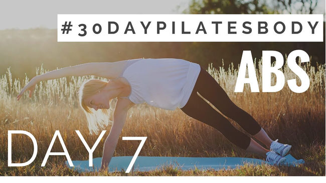 30-Day Pilates Body Challenge: day #7 (ab workout!)