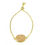 Thumbnail: 💫 Ariana Large Oval Bracelet, Gold