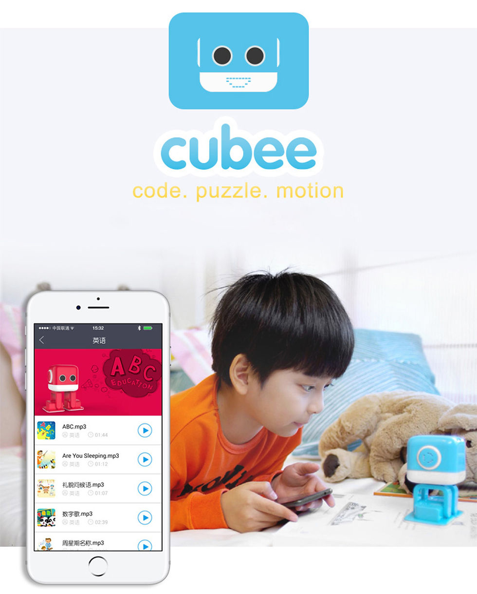 Thumbnail: Cubee RC Robot Toy - Smart BT Speaker (Customizable)