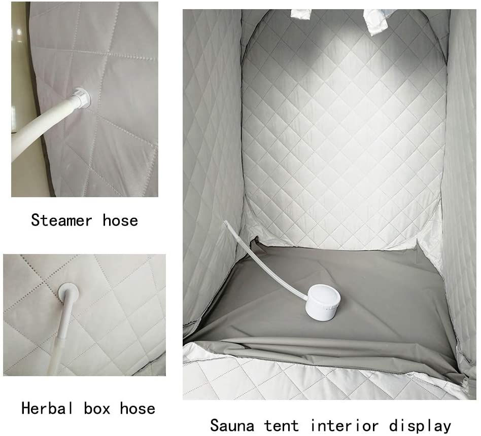 Thumbnail: Smartmak Compact Sauna Set for Solo Full Body Steam with Cap (Customizable)