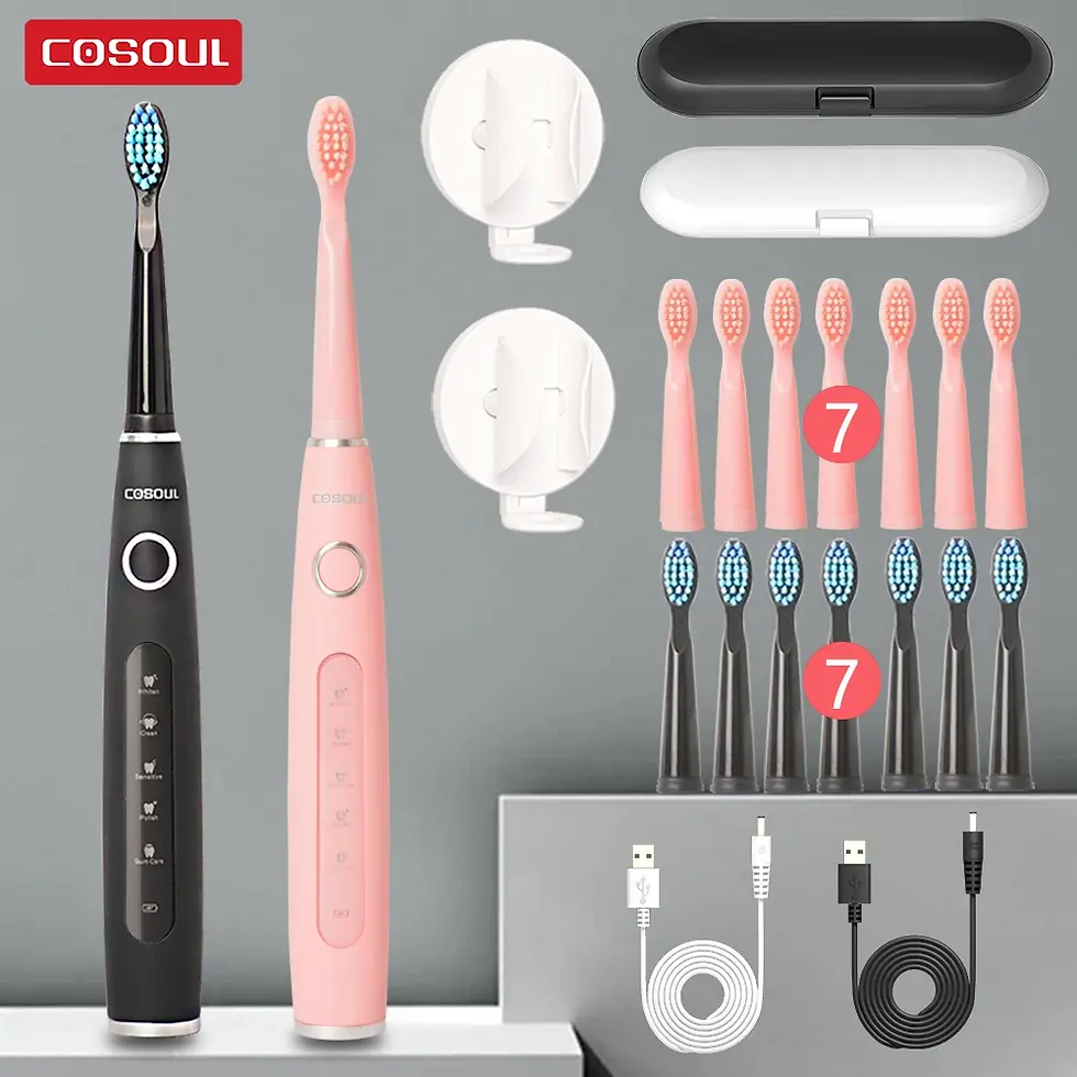 Thumbnail: Sonic Rechargeable Electric Toothbrush with Replaceable Head