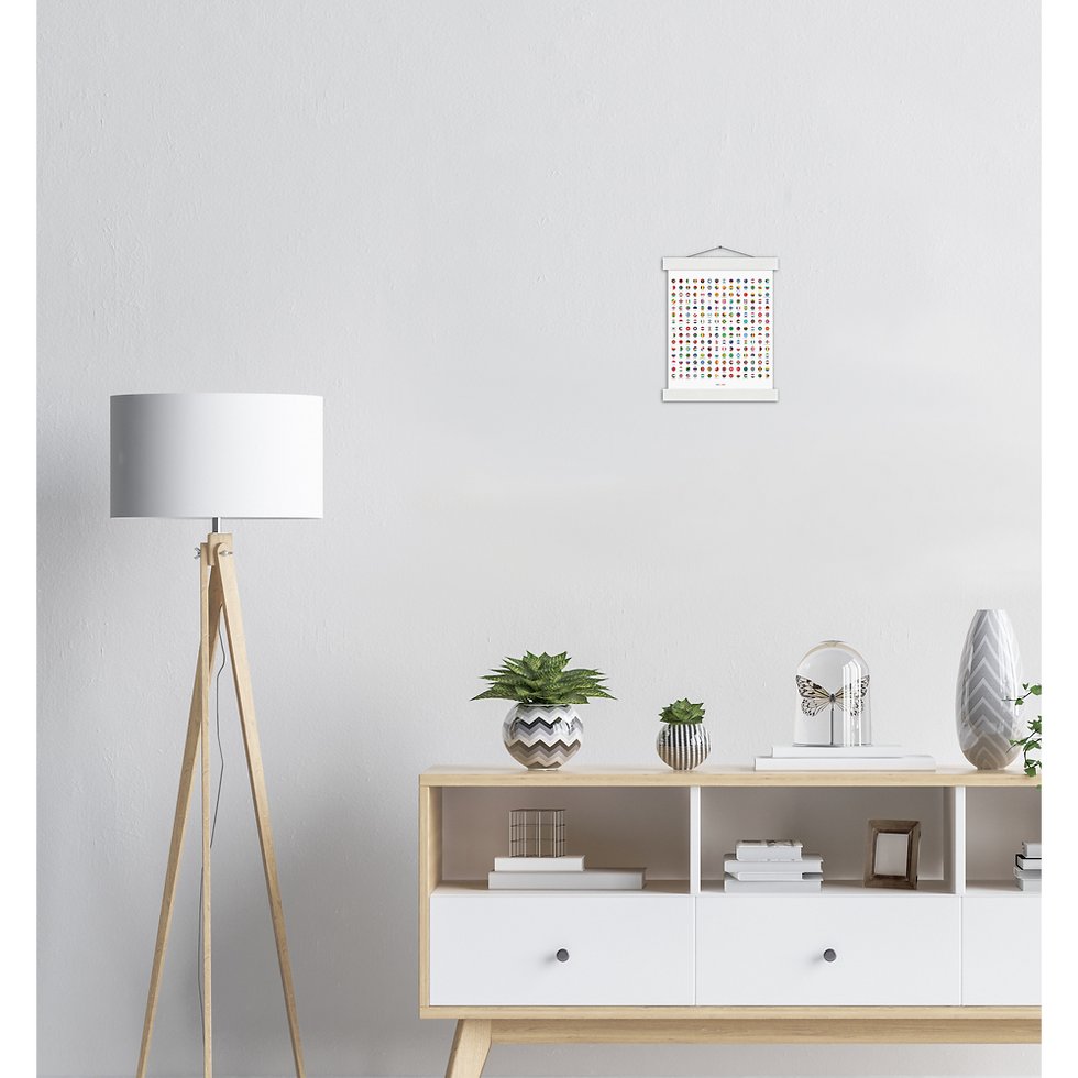 Miniaturbild: JOYbyART Customizable Classic Matte Paper Poster & Hanger - International Flags