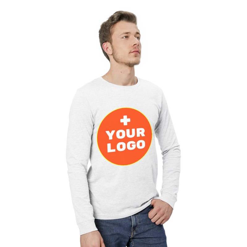 Thumbnail: JOYbyART Unisex LS Premium Cotton T-Shirt (+ Your Logo)