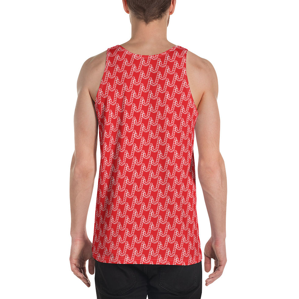 الصورة المصغرة: JY1 Unisex Tank Top: Lucky Red