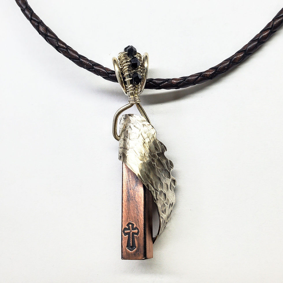 थंबनेल: Covid纪念银天使翼项链(特别限量版) Angelwing Necklace