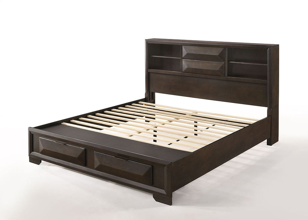 الصورة المصغرة:  Merveille Queen Bed in Espresso 22870Q