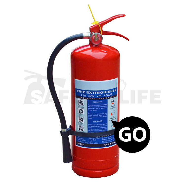 Abc Use Powder Fire Extinguisher - ISO Certificated, 6kg 9kg