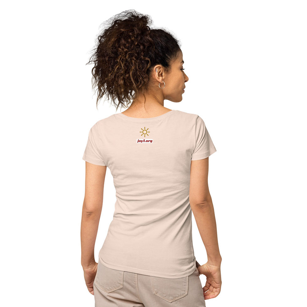 Миниатюра: JOYbyART Women’s basic organic t-shirt @ joy1.org