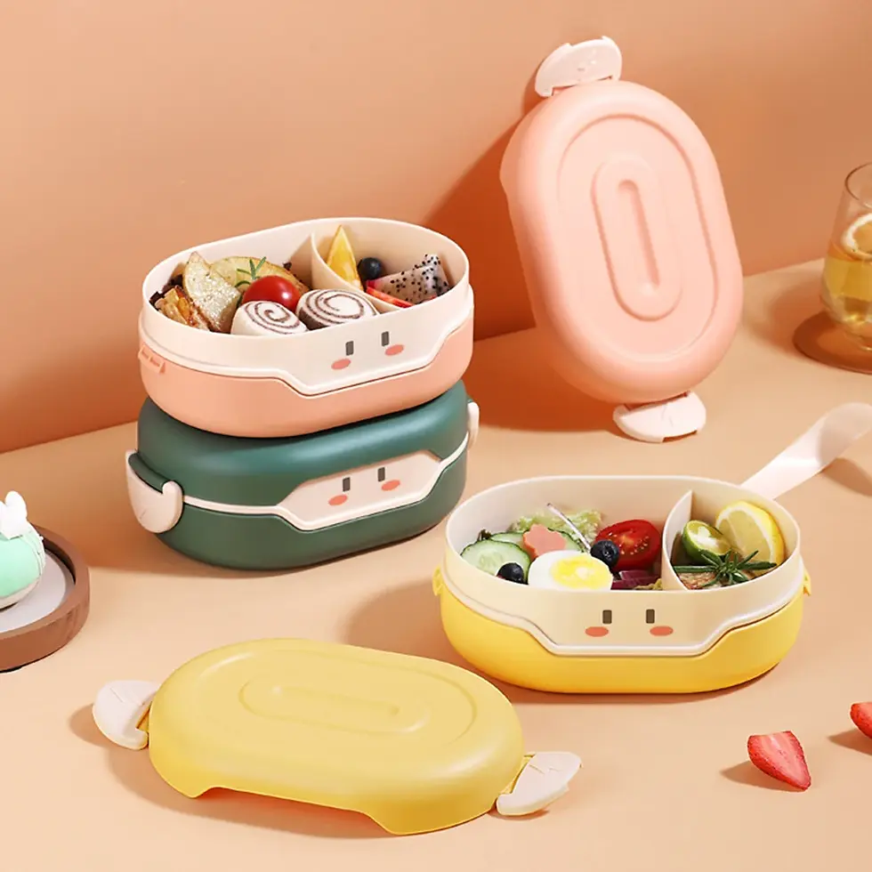 Thumbnail: Leak-Proof Kids Lunch Box with Cartoon Design