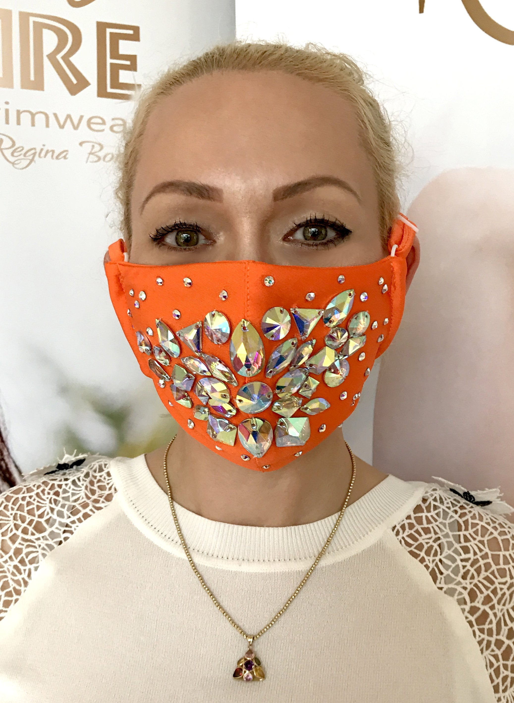 Shine Crystal Mask - Orange