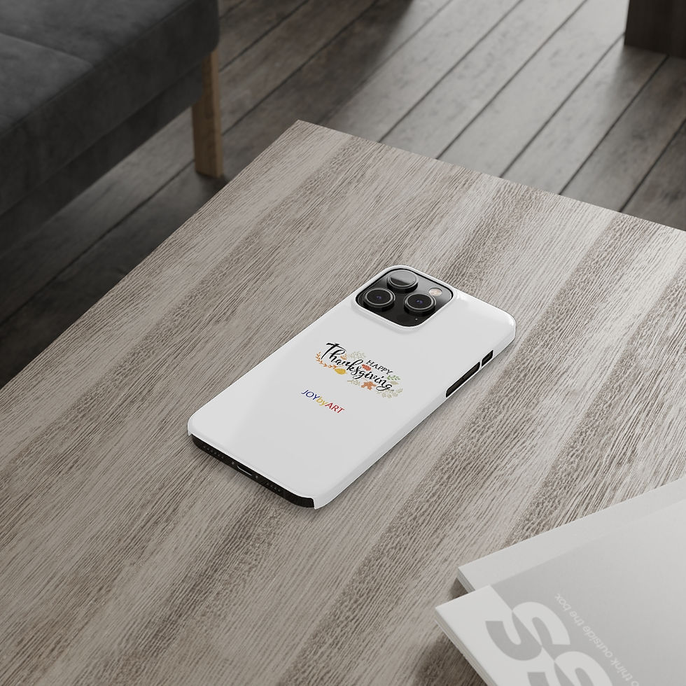 Thumbnail: JOYbyART Thanksgiving Slim Phone Cases, Case-Mate