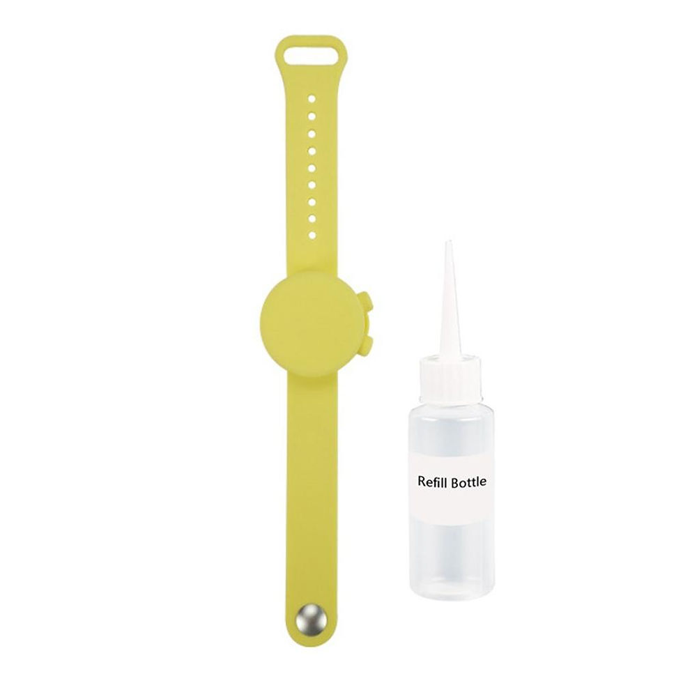 Thumbnail: Outdooor Silicone Wristband Hand Sanitizer Disinfectant Bracelet