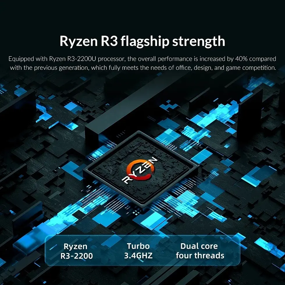 Thumbnail: JOYbyART Laptop R3: 15.6" 2200U 8GB 1TB - AMD Ryzen 3 (Customizable)