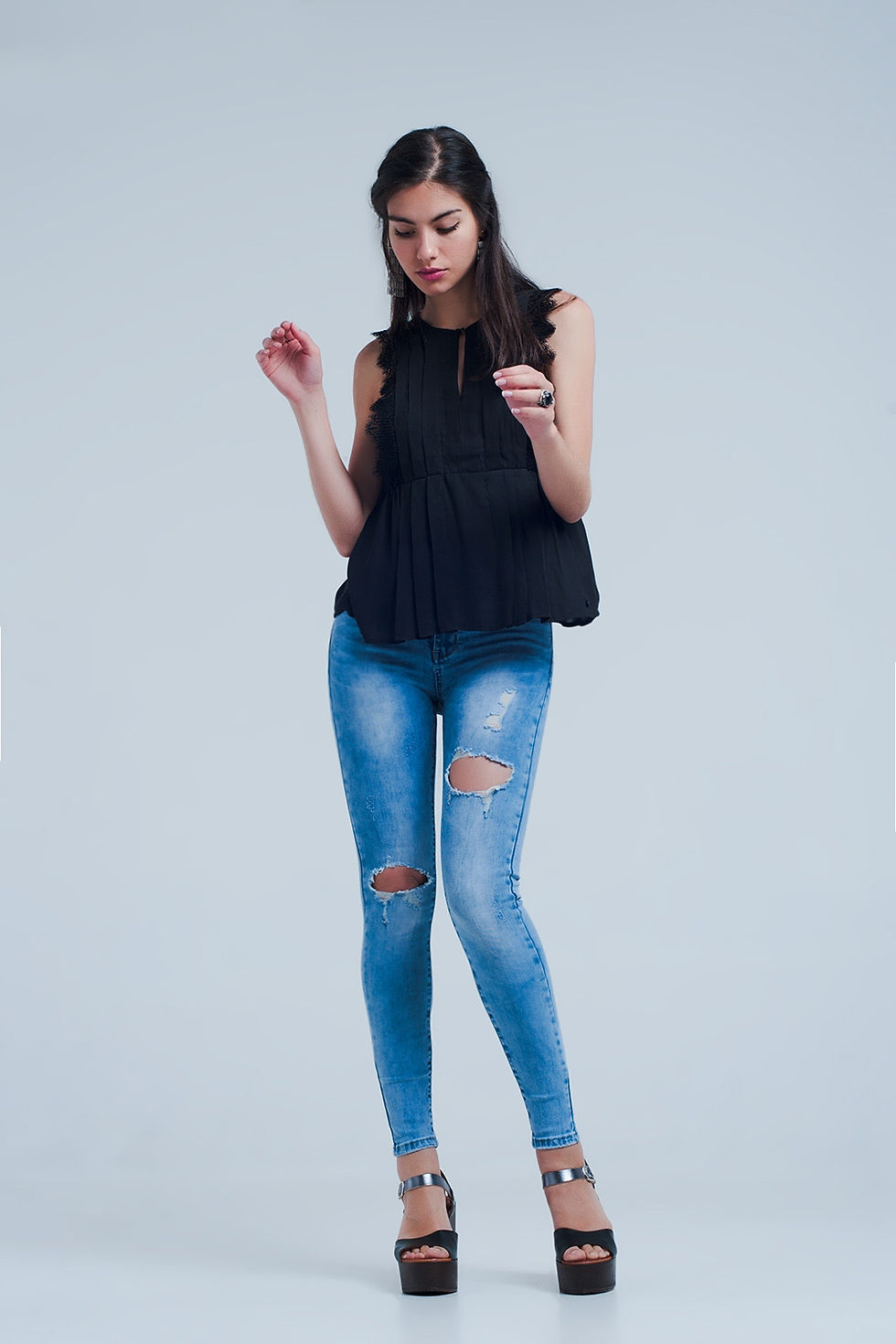 Miniature : Distressed Skinny Jeans