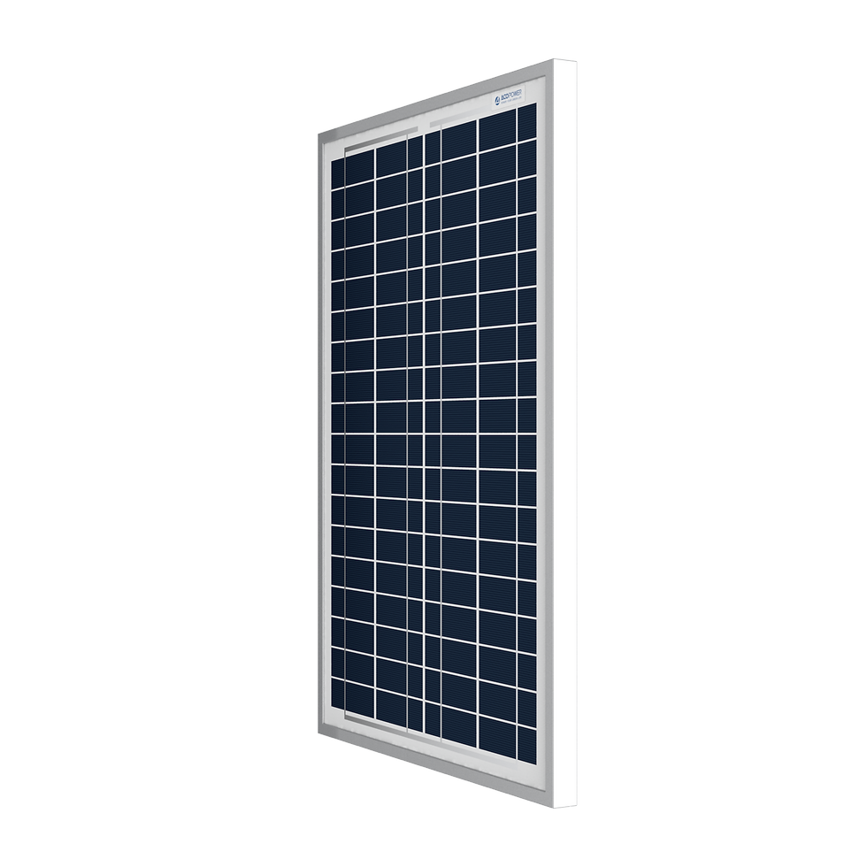 縮圖：ACOPower 25 瓦聚太阳能电池板, 用于 12 伏电池充电器 25 Watts Poly Solar Panel, for 12 Volt Battery Charger