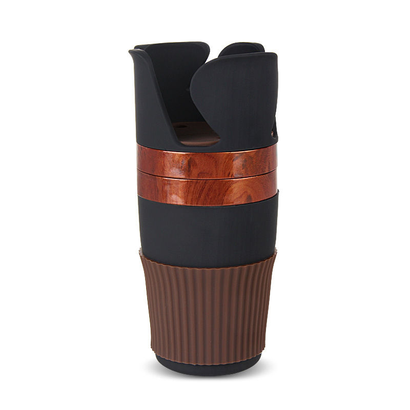 Thumbnail: Vehicle Multi-function Car ABS Rotating Water Cup Holder - Car Beverage Holder