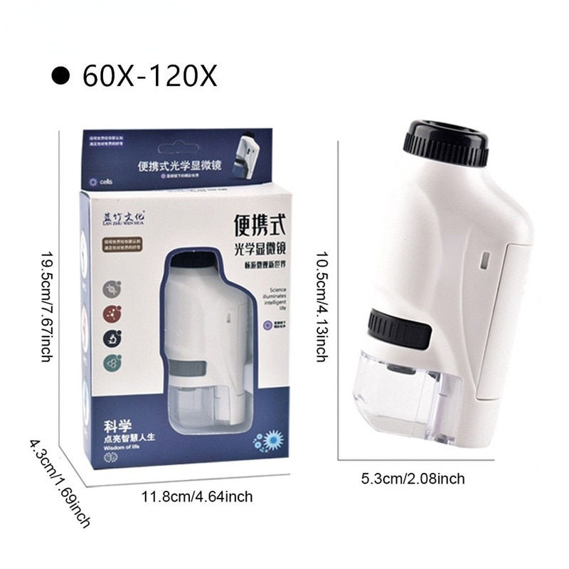 Thumbnail: MicroZoom Lite: Portable Lab Microscope Kit for Kids with LED
