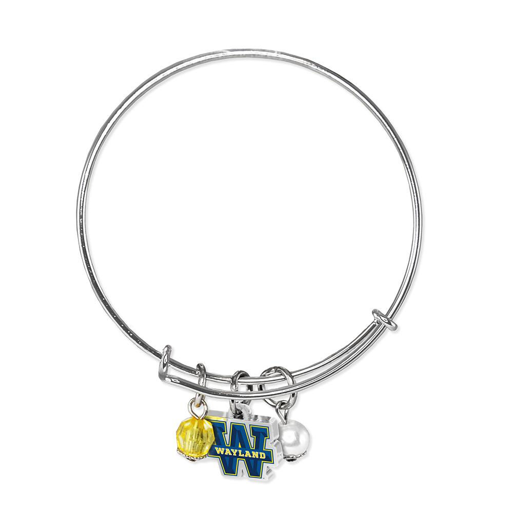 Wayland Baptist University Pioneers Bangle Bracelet