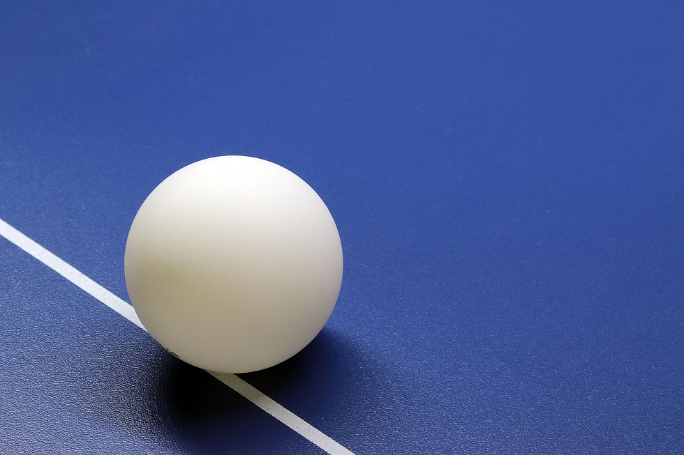 Thumbnail: JOYbyART White Ping Pong Balls (+ Your Logo), Pack of 6