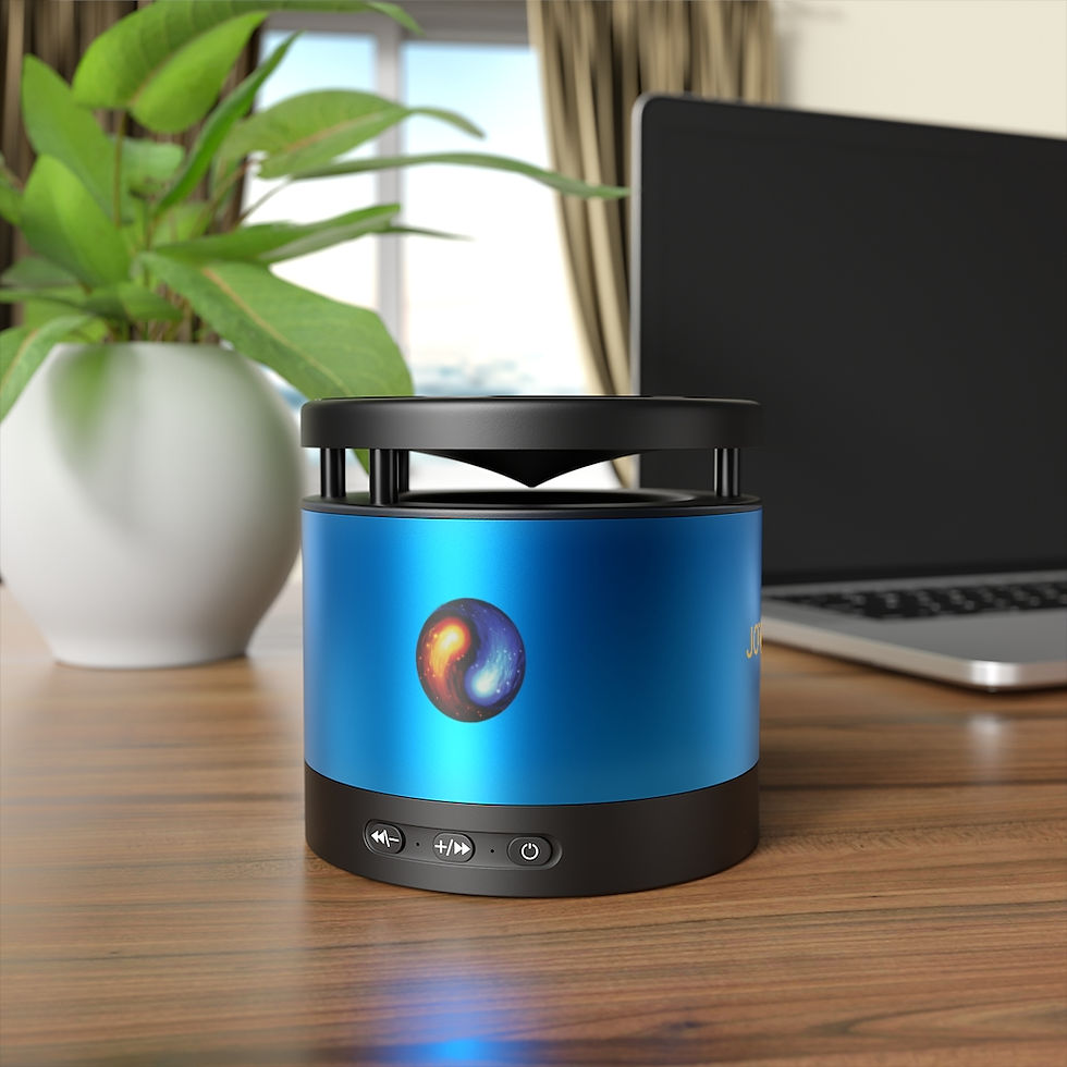 Thumbnail: Joy1.org Metal JOYbyART Tai Chi Bluetooth Speaker and Wireless Charging Pad