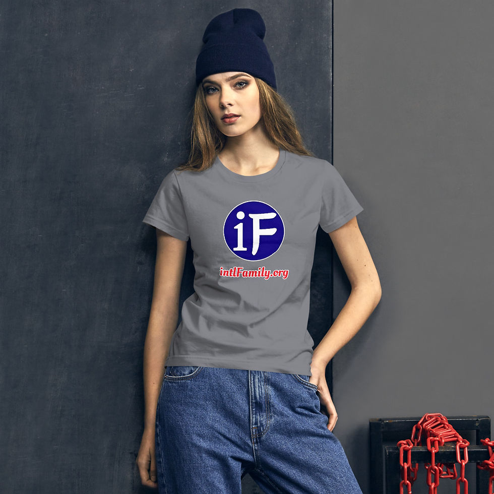 Thumbnail: intlFamily.org Women's short sleeve t-shirt