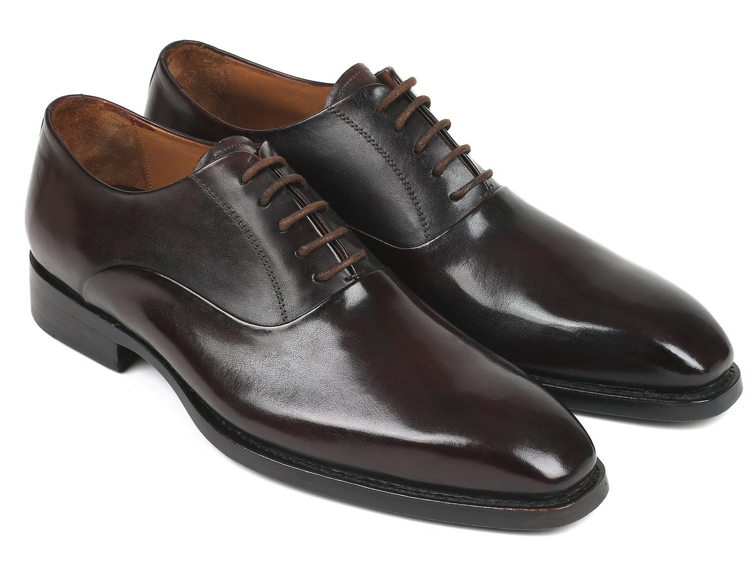 👞 Paul Parkman Men's Plain Toe Oxfords Brown #5661(1)BRW