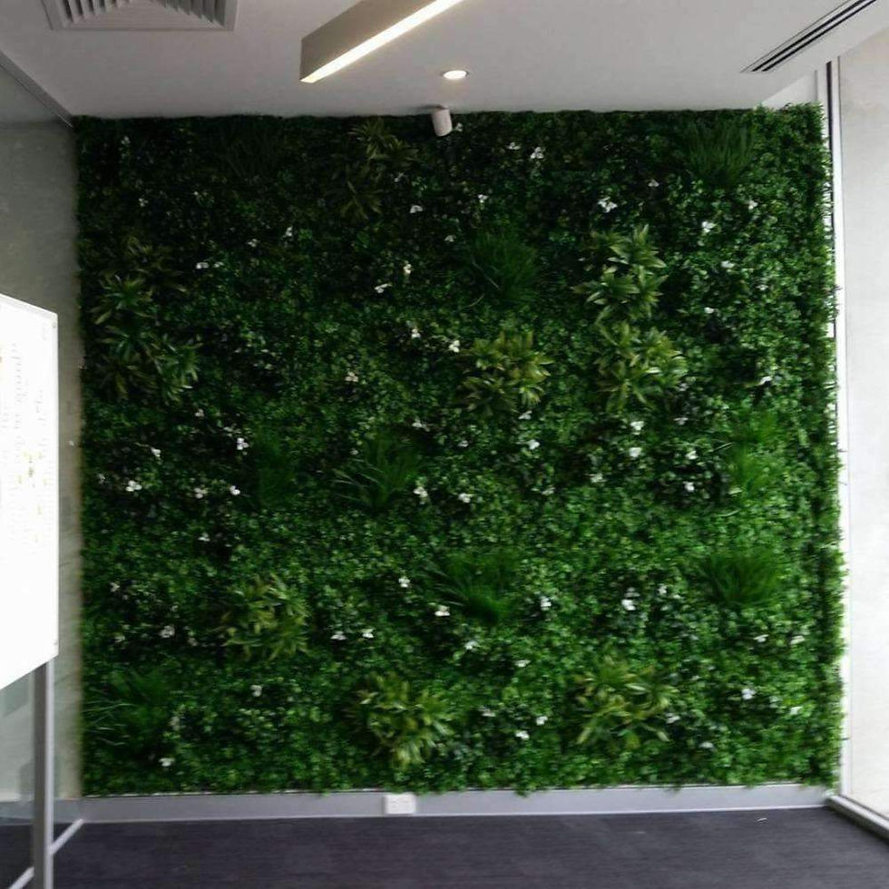 섬네일: UV Resistant White Lily Artificial Vertical Garden 1m X 1m