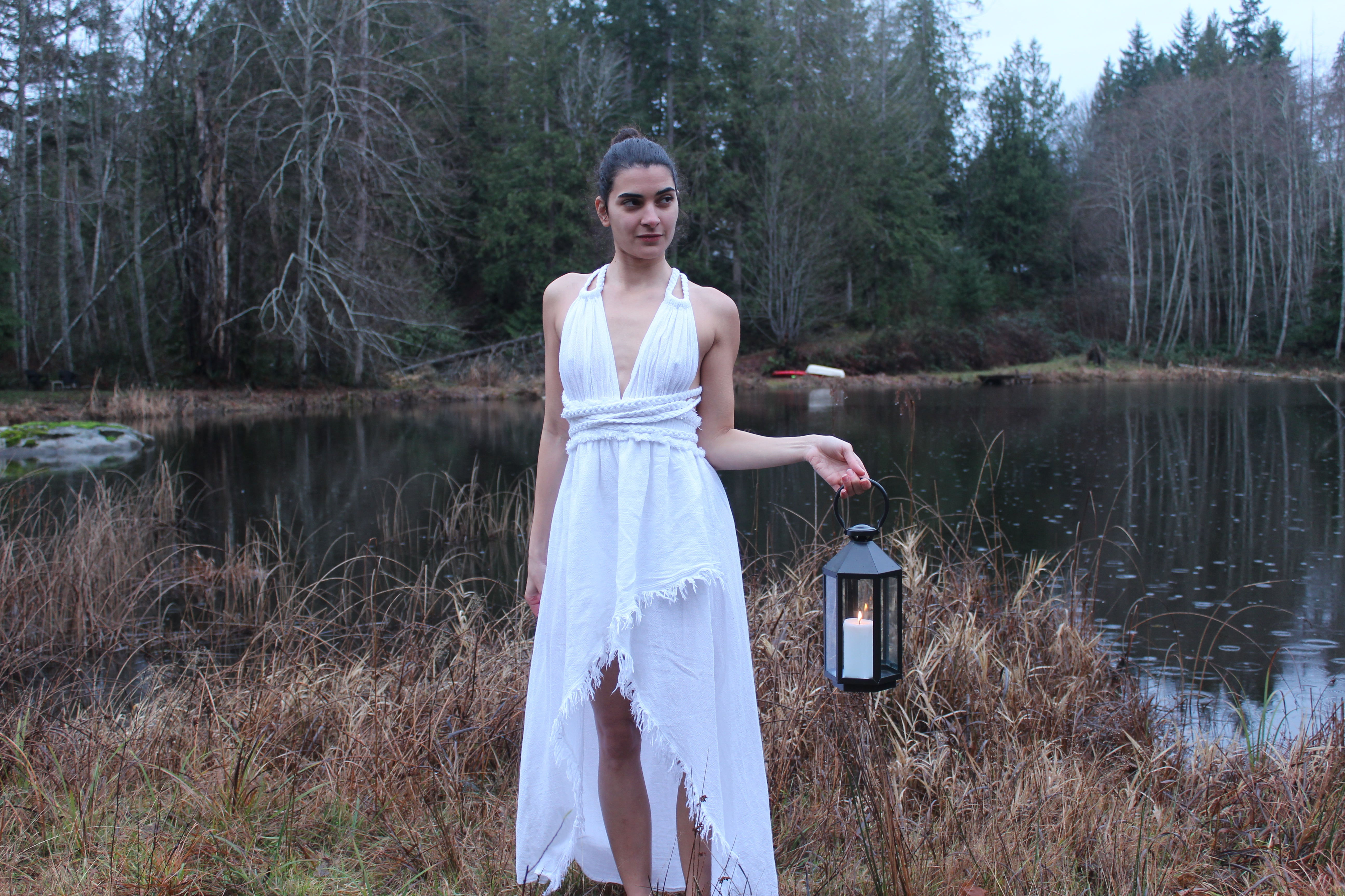 💚 Boho Cotton Asymmetrical Dress