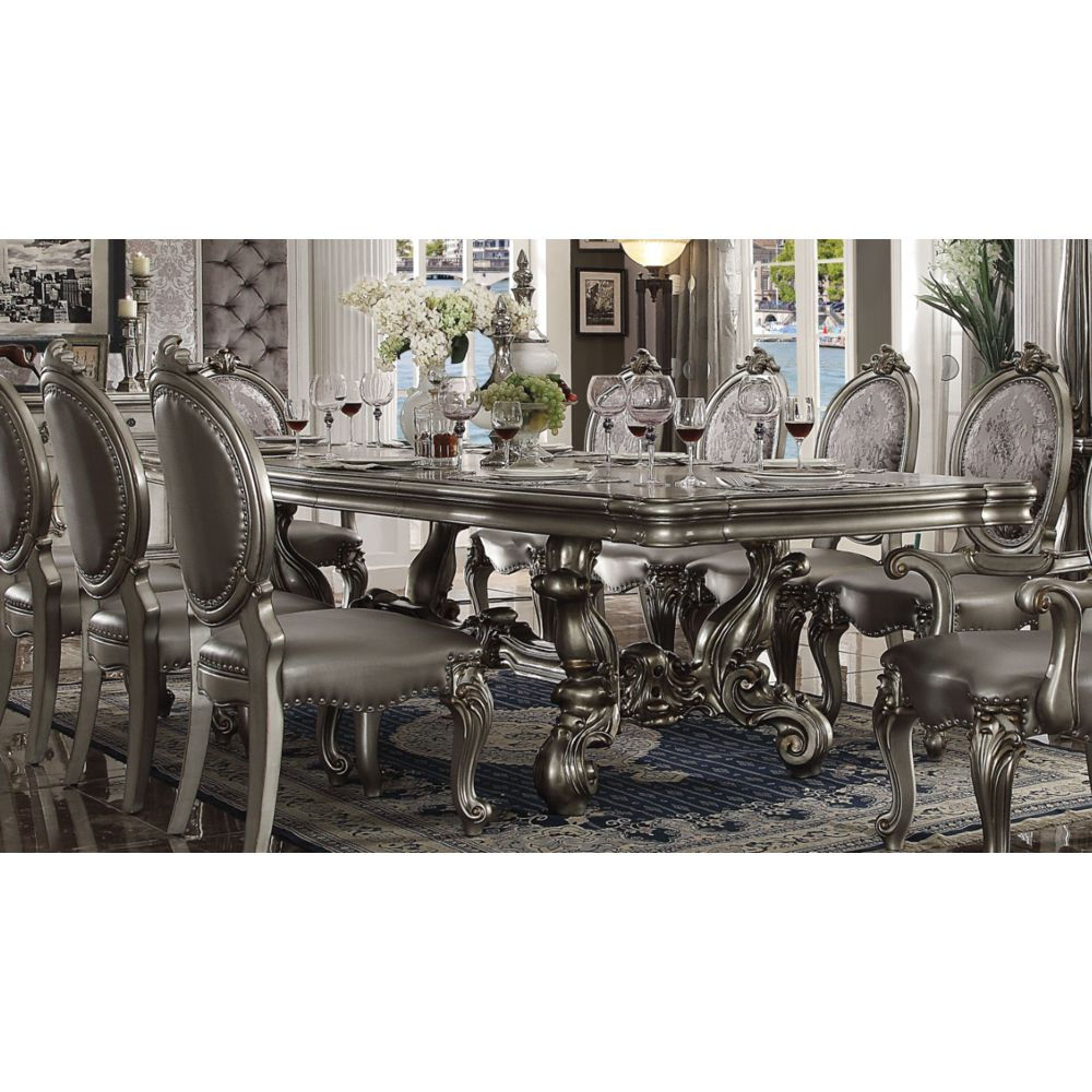 Versailles Dining Table in Antique Platinum 66820