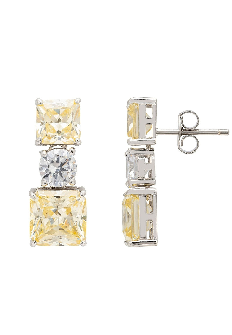 Thumbnail: 💍 Earrings: Penelope Lemon Drop, Topaz Silver