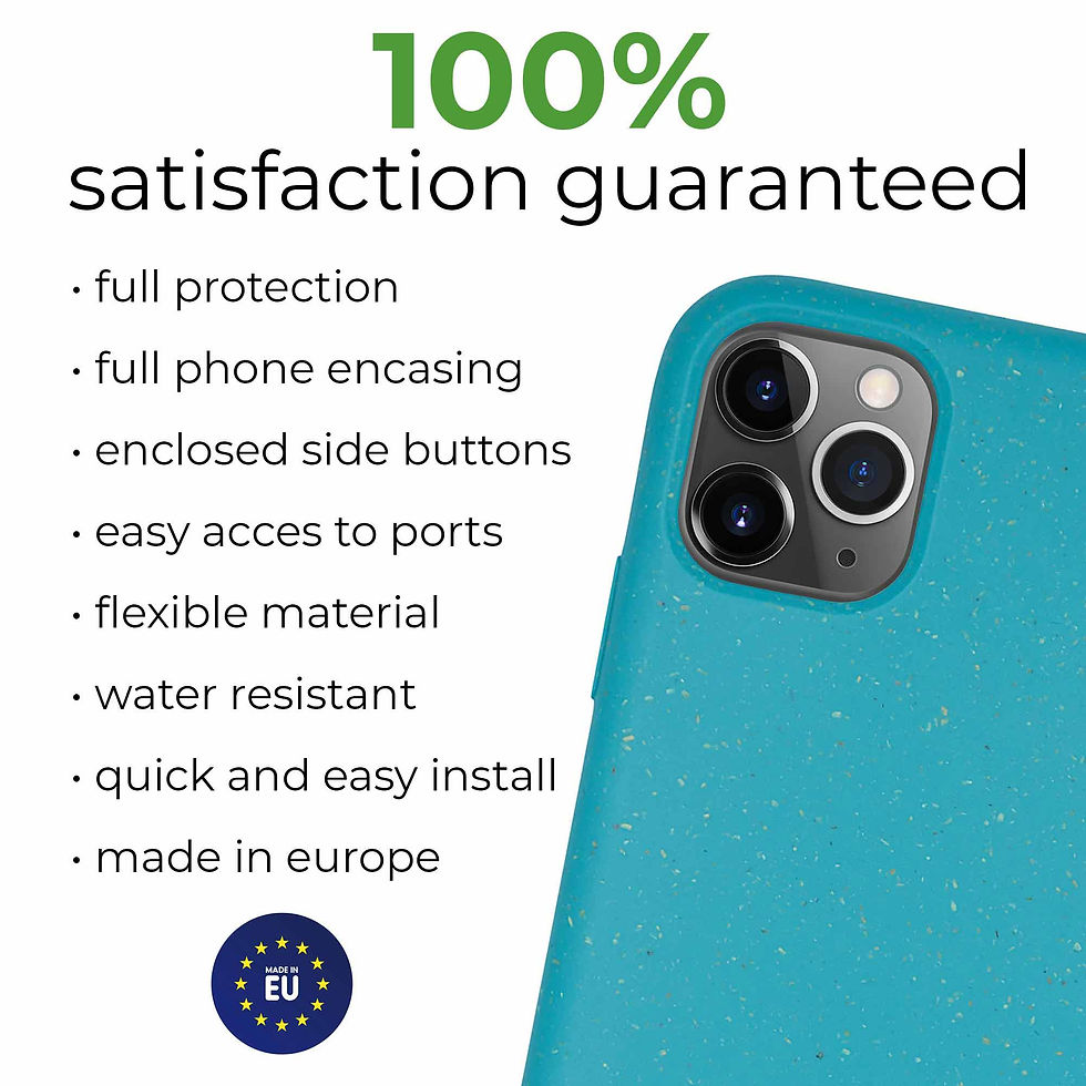Miniature : Biodegradable Personalized Phone Case - Ocean Blue