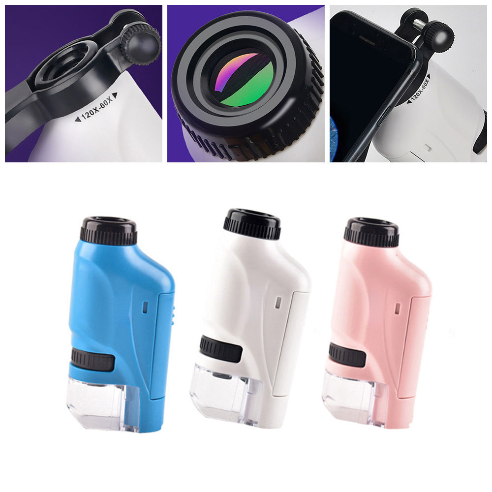 MicroZoom Lite: Portable Lab Microscope Kit for Kids with LED