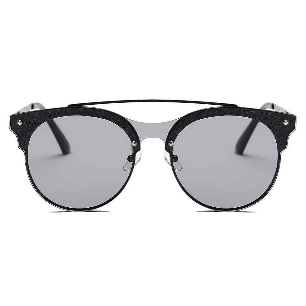 Miniaturbild: ENDICOTT | Round Circle Brow-Bar Tinted Lens Sunglasses
