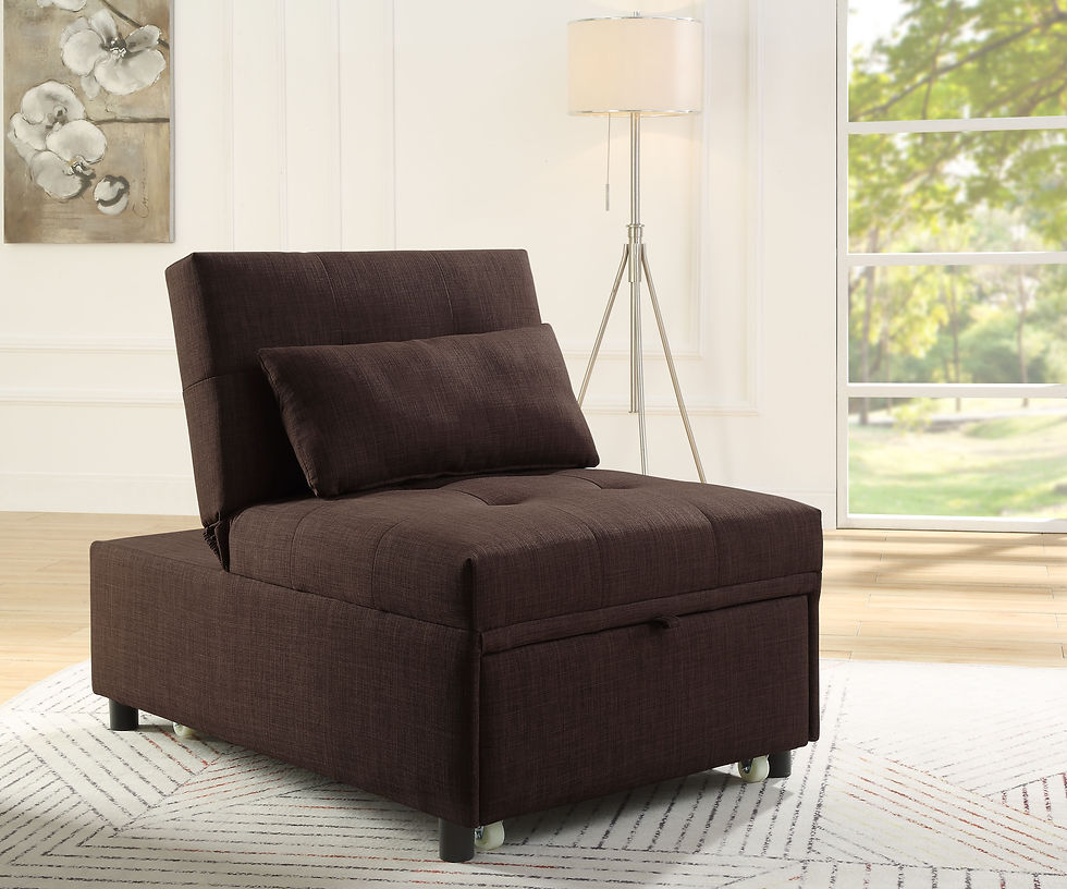 Miniatura:  Hidalgo Sofa Bed, Brown Fabric 58245