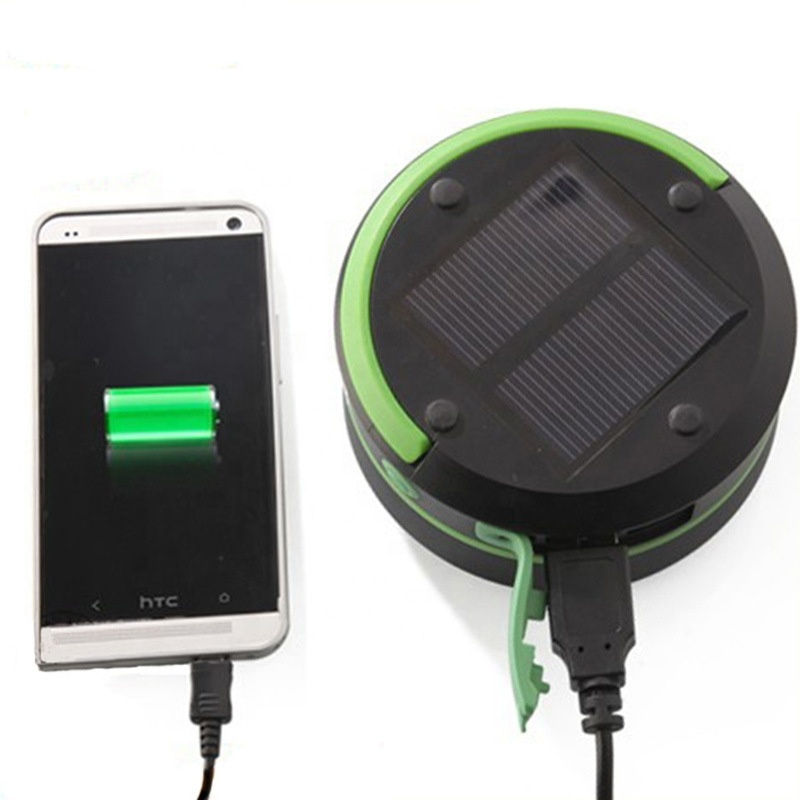 Thumbnail: SolarCampLight: Portable, Rechargeable, Collapsible LED Lantern (Customizable)