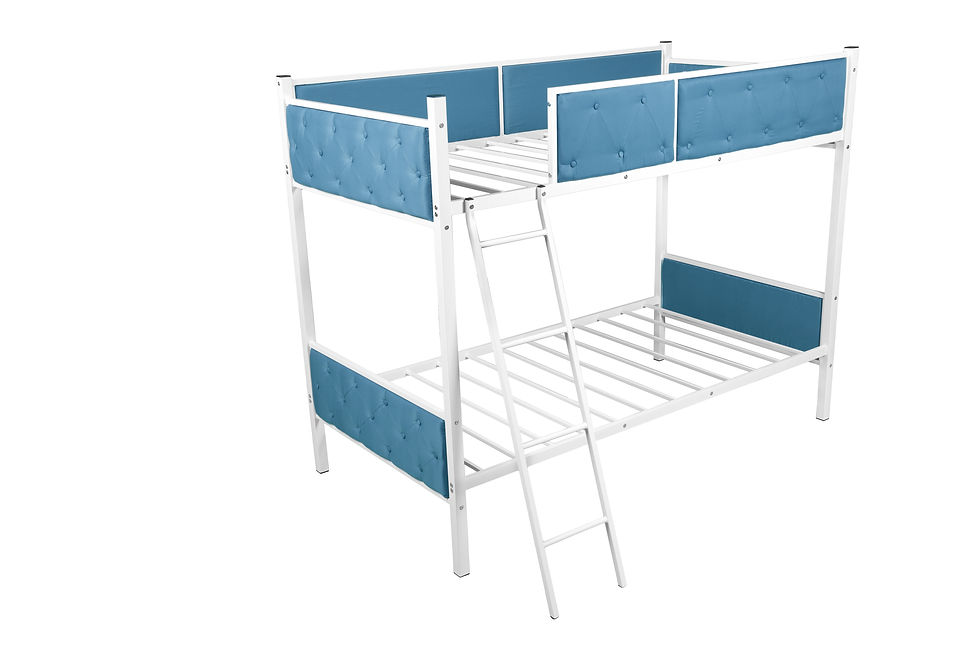 Thumbnail: UPHOLSTERED TWIN OVER TWIN BUNK BED