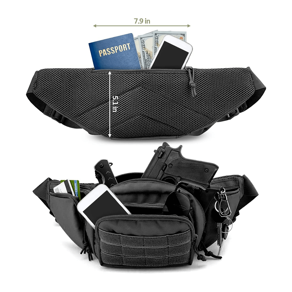 Thumbnail: J.G. Tactical Waist Bag & MOLLE EDC Pouch for Outdoor Activities