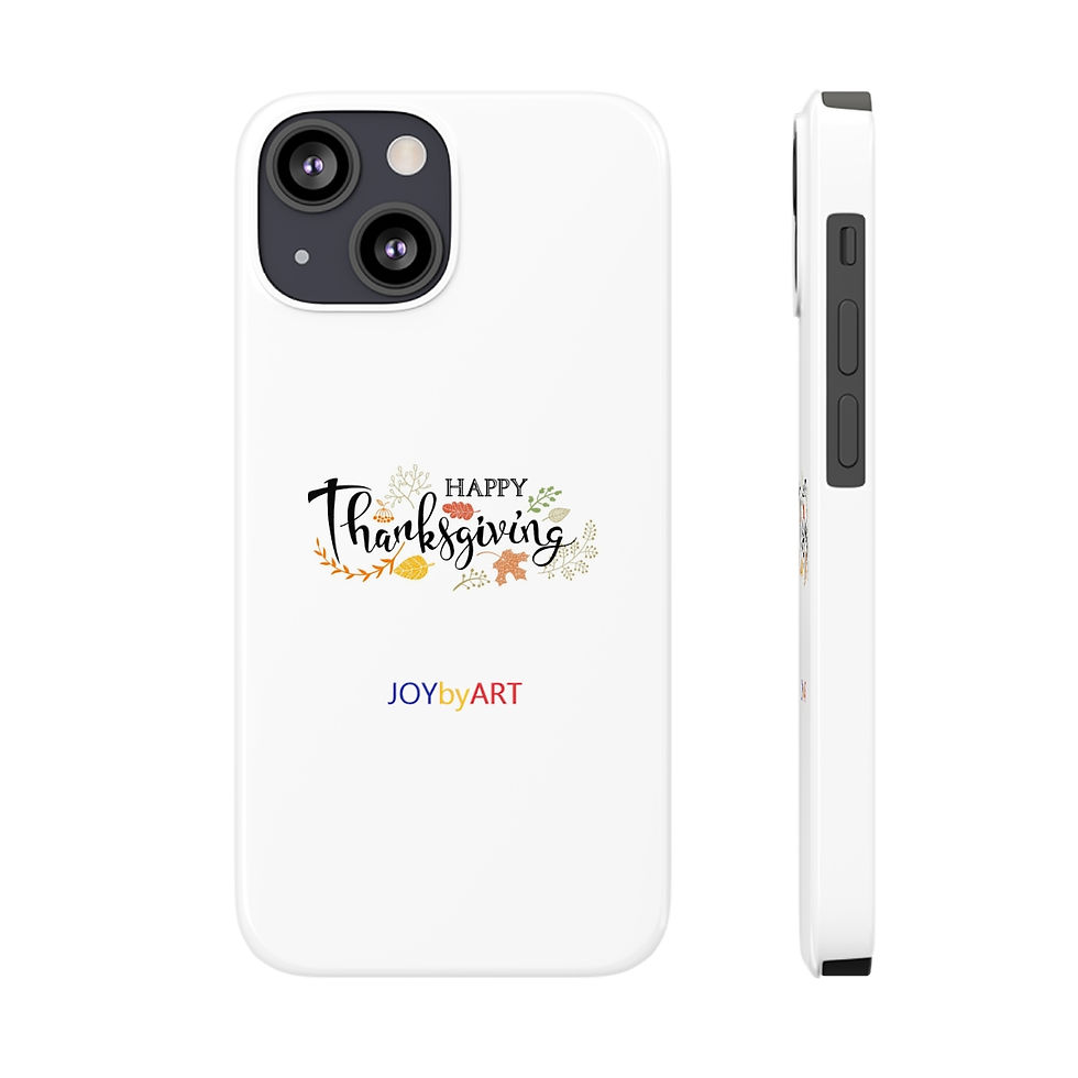 Thumbnail: JOYbyART Thanksgiving Slim Phone Cases, Case-Mate