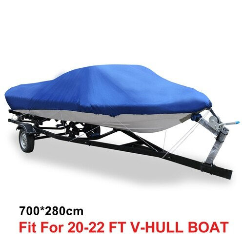 Thumbnail: *Boat Parts] X AUTOHAUX  Trailerable Boat Cover, Waterproof Speedboat