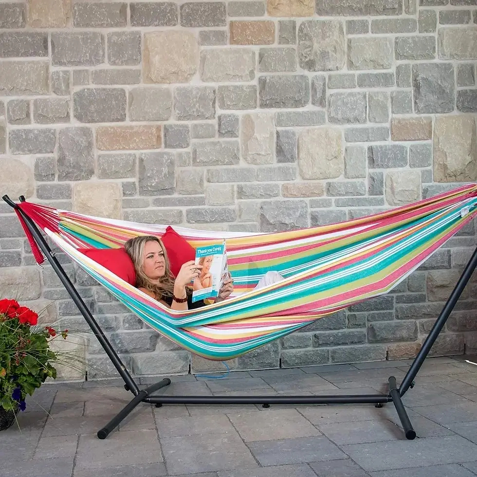 Thumbnail: Portable Garden Hammock Stand Swing Hammock for Aerial Yoga