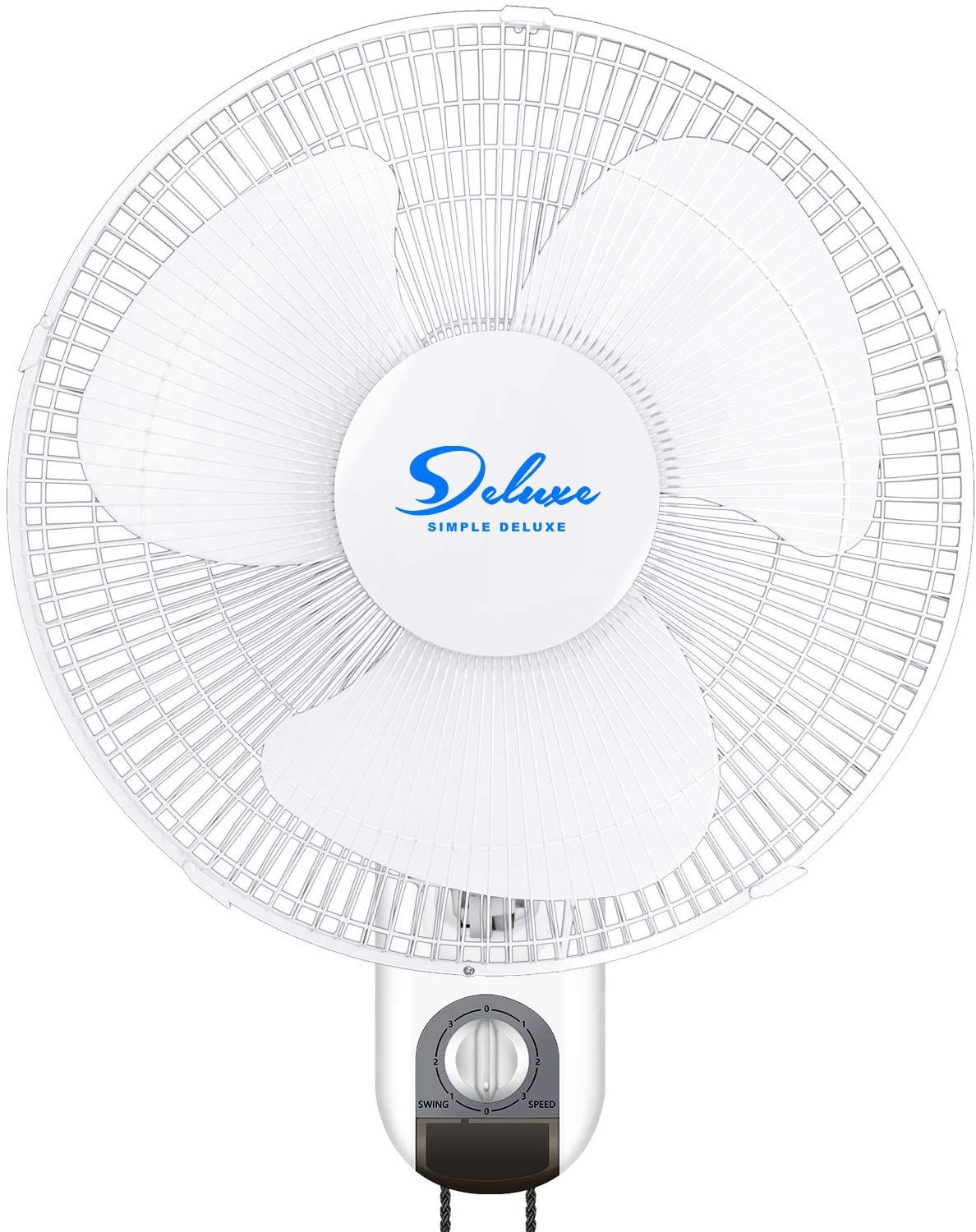 简单豪华家用壁挂式风扇 16吋, 可调倾斜, 90 度, 三片 Simple Deluxe Household Wall Mount Fans 16 Inch Adjustable Tilt, 90 Degree, 3 Sp