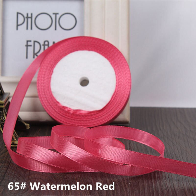Thumbnail: 1.1.1:  25Yards/Roll 6/10/15/20/25/40/50mm Silk Satin Ribbons for Crafts / Gifts