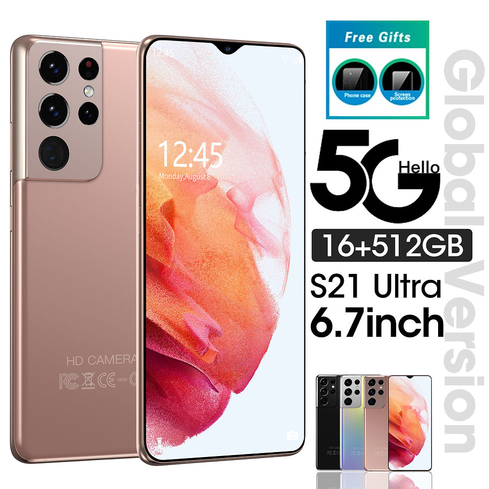 Thumbnail: JOYbyART S21 Ultra Smartphone - 7.3" 5G Dual Sim 16G+512GB Andriod Mobile Phone