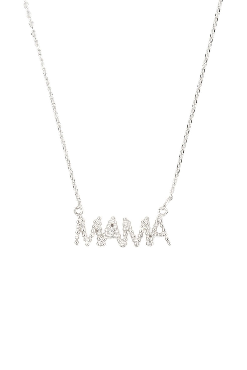 Thumbnail: Ball Texture "Mama" Trendy Necklace