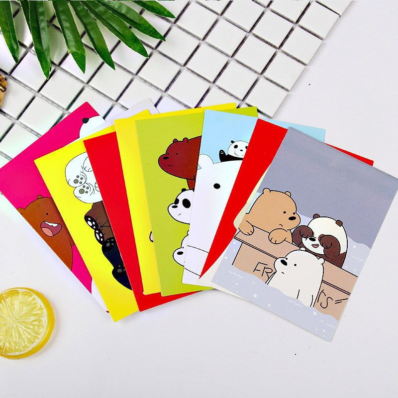 Thumbnail: Cards ] SQUMIDER 9PCS 4 Patterns Postcard, Cartoon European Classical  Cards