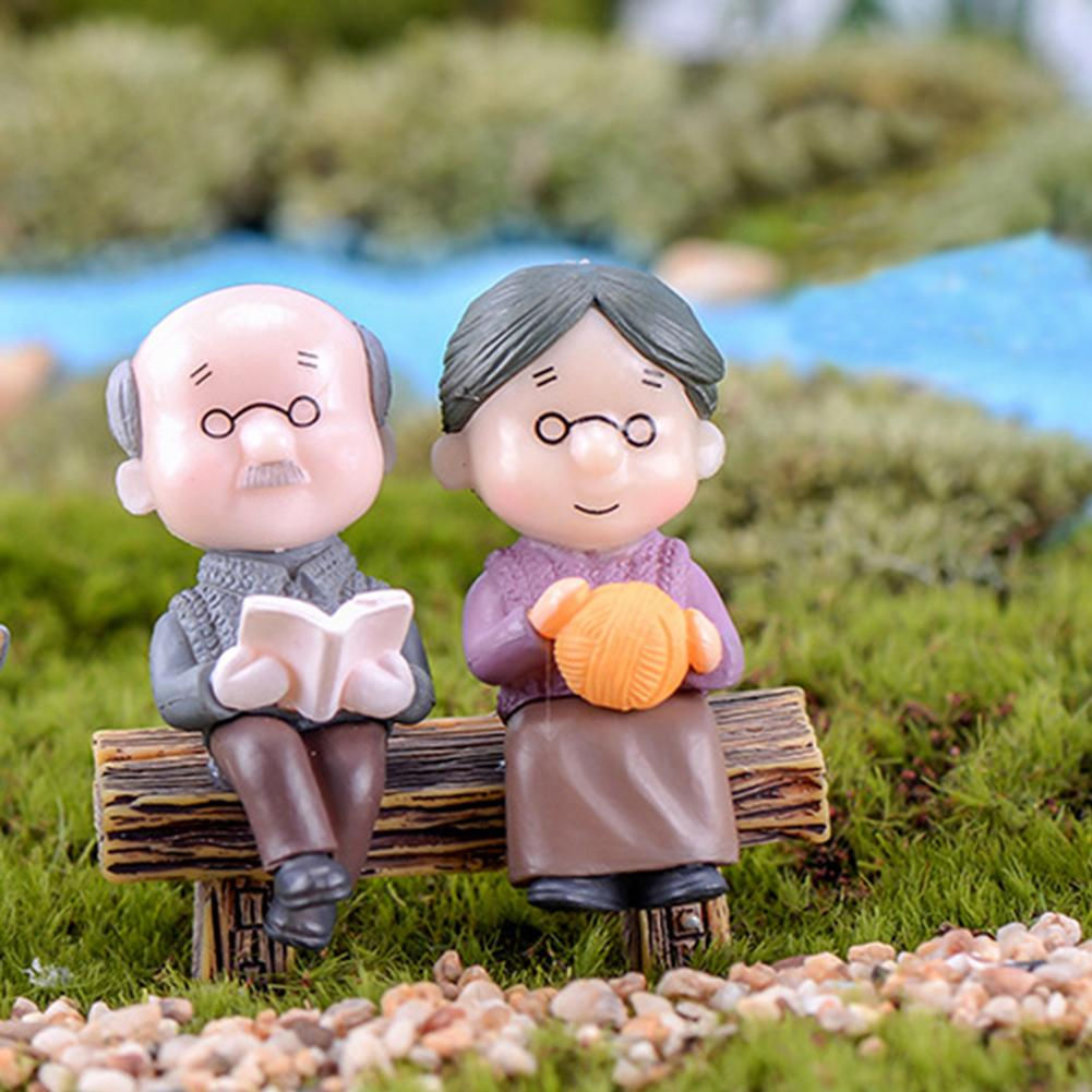Grandpa Grandma Model - Micro Landscape Garden Decoration