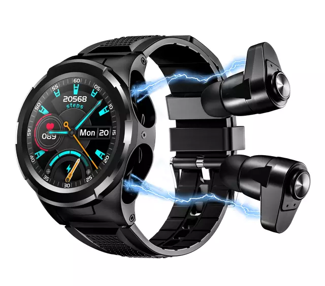 Thumbnail: Earphone Watch: new smartwatch with built-in TWS headset (Customizable)
