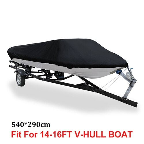 Thumbnail: *Boat Parts] X AUTOHAUX  Trailerable Boat Cover, Waterproof Speedboat